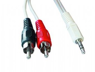 Kabel přípojný jack 3,5mm(M) - 2xcinch(M), 1.5m audio,stereo,CCA-458 GEMBIRD