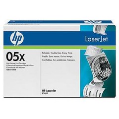 HP CE505X originální toner černý č.05X velký cca 6500str. (LJ P2055)