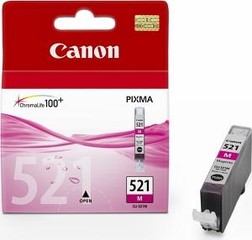 CANON CLI-521M náplň magenta (pro MP540/550/560/620/630/980/iP3600/4600)