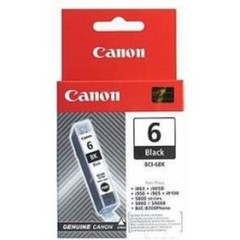 CANON BCI-6Bk originální náplň černá (black)