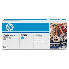 HP CE741A modrý toner cyan 7300 stran (CLJ CP5225)