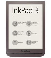 POCKETBOOK 740 InkPad 3 tmavě hnědý podsvícený dotykový displej