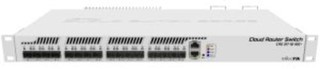 MIKROTIK Cloud Router Switch CRS317-1G-16S+RM, 800MHz CPU, 1GB, 1xGLAN, 16xSFP+cage, ROS L5, Dual PS