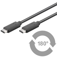 KABEL USB 3.1 konektor C/male - USB 3.1 konektor C/male, 1.0m