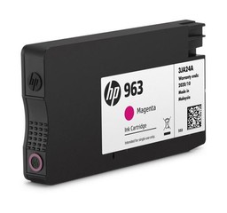 HP 3JA24AE originální náplň purpurová č.963 (magenta, cca 700 stran) (pro OfficeJet Pro 9010, 9013, 9020, 9023)