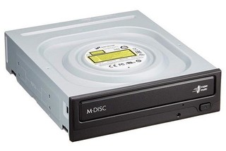 LG GH24NSD5 DVD±RW vypalovačka SATA zápis 24x DVD-R, 8x DL, 6x RW, 48x CD-R černá bez SW