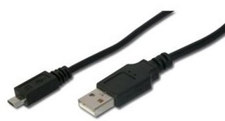 KABEL USB micro 2.0m 2.0, USB A(M) - microUSB B(M)