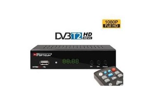 OPTICUM NYTRO BOX DVB-T2 H.265 set-top-box (digital DVB-T2 HEVC H.265 přijímač) USB, SCART, RJ45, HDMI, set-top-box