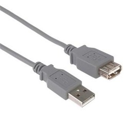 KABEL USB A-A prodlužovací 2.0m 2.0