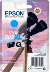 EPSON originální náplň 502XL azurová