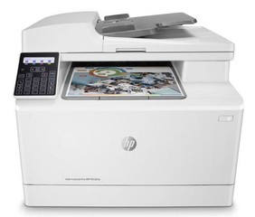 HP Color LaserJet Pro MFP M183fw. A4 multifunkce. Tisk, kopírování, skenování, fax, USB+LAN+WIFI, 16/16 ppm, 600x600 dpi, ADF na 35 listů (nástupce za CLJ M181fw T6B71A)