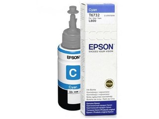 EPSON originální náplň T6732 azurová