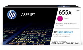 HP CF453A originální toner purpurový č.655A cca 10500 str. (magenta, HP CLJ M652, M653, M681, M682, černá, ColorSphere 3 Jetintelligence )