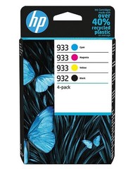 HP 6ZC71AE náplně č.932+933 (4pack = černá + CMY) (pro OJ 6700, OJ 7610, OJ 7612)