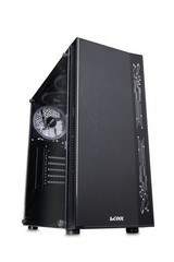 1stCOOL Middle Tower RAINBOW 1 EVO, ATX black černý, bez zdroje, fulltower ATX (2xUSB2+ 1xUSB3+ Audio+ Transparentní bočnice) (PC case)