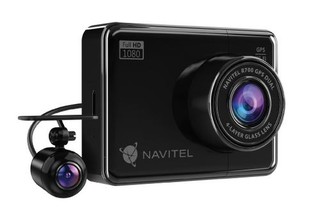NAVITEL R700 GPS DUAL kamera do auta (driver cam 1920x1080, lcd 4in 800x480) kovová