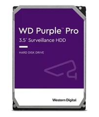 WDC WD181PURP hdd 18TB SATA3-6Gbps třída 7200rpm PURPLE PRO 512MB (řada PURPLE PRO pro sledovací systémy a kamery, podpora 32 streamu) 272MB/s CMR