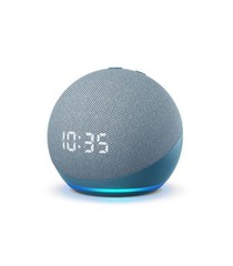 AMAZON Echo Dot (4.generace) Twilight blue, modrý s hodinami