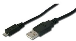 KABEL USB micro 0.75m 2.0, USB A(M) - microUSB B(M) kabel navržený pro rychlé nabíjení