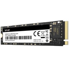 LEXAR NM620 SSD NVMe M.2 256 GB PCIe (čtení max. 3000MB/s, zápis max. 1300MB/s)
