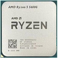 AMD cpu Ryzen 5 5600G AM4 TRAY (s chladičem, v krabičce, 3.9GHz / 4.4GHz, 16MB cache, 65W, 6x jádro, 12x vlákno), s grafikou, Zen3 Cezanne 7nm CPU