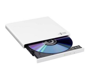 HLDS (HITACHI-LG) DVD±RW GP57EW40 SLIM external bílá USB 2.0, 8xDVD±RW, 5xDVD-RAM, white, slim bílá