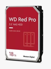 WDC WD181KFGX hdd RED PRO 18TB SATA3-6Gbps 7200rpm 512MB RAID (24x7 pro NAS) 272MB/s CMR