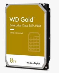 WDC WD8004FRYZ hdd GOLD 8TB CMR SATA3-6Gbps 7200rpm 256MB RAID (24x7 do serveru) 255MB/s
