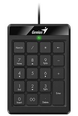 GENIUS klávesnice NUMPAD 110, drátová, slim, USB, černá