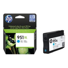 HP CN046AE náplň č.951XL azurová velká (cca 1500 stran, cyan, pro OJ 8100, 8600)