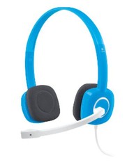 LOGITECH Stereo Headset H150 sluchátka, náhlavní sada Headset H150 Sky Blueberry