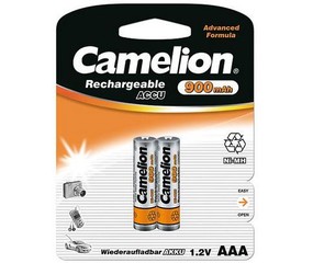 CAMELION 2pack AAA/HR03 900mAh nabíjecí baterie 1.2V Ni-MH