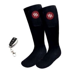 GLOVII Universal, vyhřívané ponožky s dálkovým ovládáním, 35-40, černé