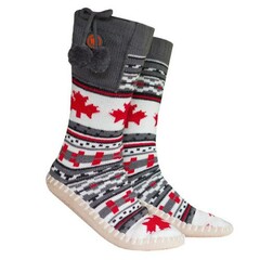 GLOVII Slippers, vyhřívané ponožky - papučes, 36-40, barevné