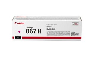 CANON CRG 067 H originální toner magenta pro LBP631Cdw, LBP633Cdw, MF651Cw, MF655Cdw, a MF657Cdw.