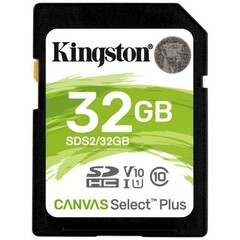 KINGSTON SD card SDHC 32GB Class10 UHS-I = 100MB/s (pro SDHC a SDXC zařízení)