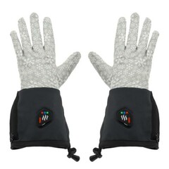 GLOVII Universal, vyhřívané rukavice, S-M, šedobílé