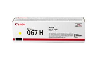 CANON CRG 067 H originální toner yellow pro LBP631Cdw, LBP633Cdw, MF651Cw, MF655Cdw, a MF657Cdw.