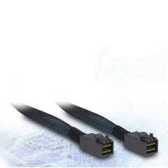 INTER-TECH kabel (SFF-8643) Mini-SAS HD na (SFF-8643) Mini-SAS HD, 1m