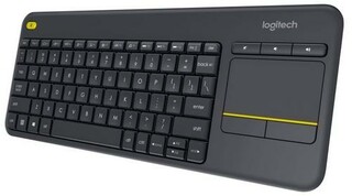 LOGITECH klávesnice K400 Plus, Wireless, CZ/SK unifying přijímač, černá