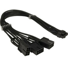 INTER-TECH GPU-02 kabel 1x 12+4pin na 3x 8pin PCIe, 34cm