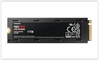 SAMSUNG 980 PRO s chladičem PCIe 4.0 NVMe SSD M.2 1TB PCIe 4.0 x4 NVMe 1.3c (čtení max. 7000MB/s, zápis max. 5000MB/s)
