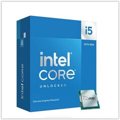 INTEL cpu CORE i5-14600KF socket1700 Raptor Lake BOX 125W/181W 14.generace (bez chladiče, od 2.6GHz do 5.3GHz, 14x jádro, 20x vlákno, 24MB cache, pro DDR4 do 3200, pro DDR5 do 5600) virtualizace