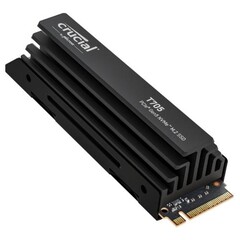 CRUCIAL T705 SSD NVMe M.2 1TB PCIe 5.0 s chladičem (čtení max. 13 600MB/s, zápis max. 10 200MB/s)