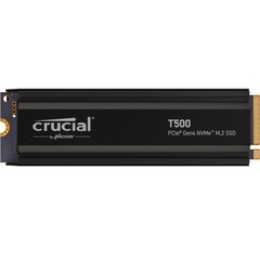 CRUCIAL T500 SSD NVMe M.2 1TB PCIe 4.0 s chladičem (čtení max. 7300MB/s, zápis max. 6800MB/s)