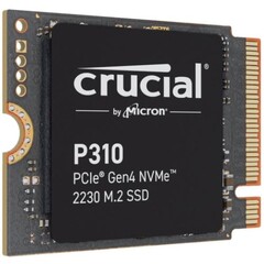 CRUCIAL P310 SSD NVMe M.2 (2230) 1TB PCIe 4.0 (čtení max. 7100MB/s, zápis max. 6000MB/s)