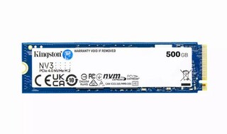 KINGSTON NV3 SSD NVMe M.2 500GB PCIe Gen 4x4 NVMe (čtení max. 5000MB/s, zápis max. 3000MB/s)