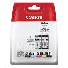 CANON PGI-580 /CLI-581 BK /PGI-580/CLI-581 BK/CMYK Multi-pack originální náplň