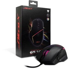 INTER-TECH myš Nitrox GT-100 RGB, herní, drátová, USB