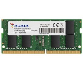 ADATA 4GB SO-DIMM DDR4 2666MHz 1.2V CL19